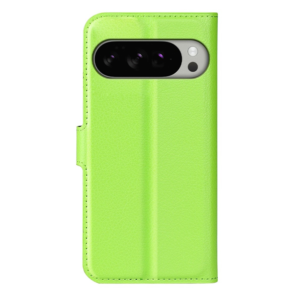 Litchi knižkové puzdro na Google Pixel 10 Pro XL - zelené