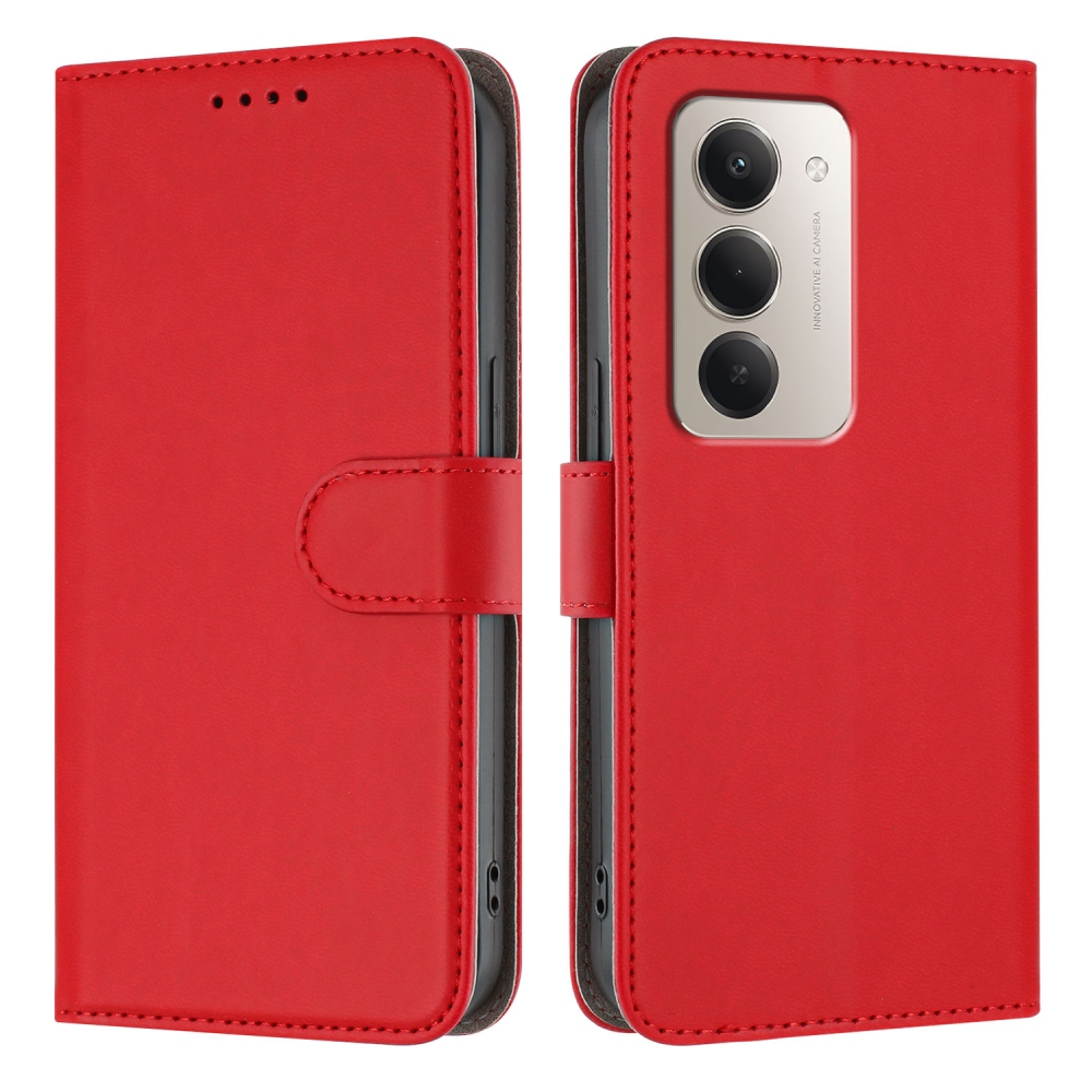 Snap knižkové puzdro na Xiaomi Redmi 15 4G/5G (171mm) - červené