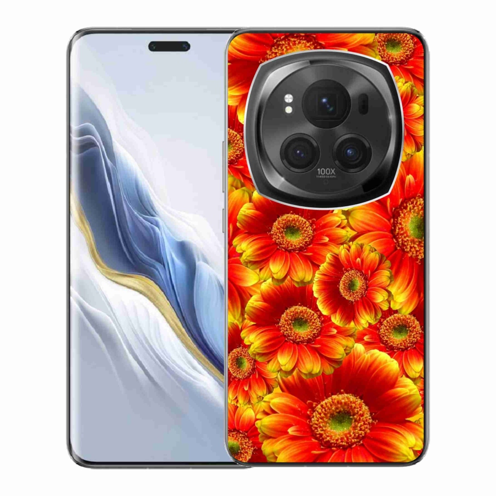 Gélový kryt mmCase na Honor Magic 6 Pro 5G - gerbera 1