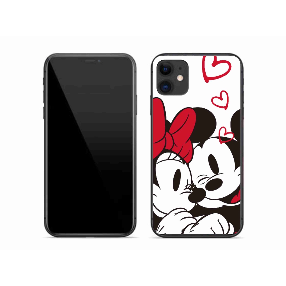 Gélový kryt mmCase na iPhone 11 - minnie a mickey