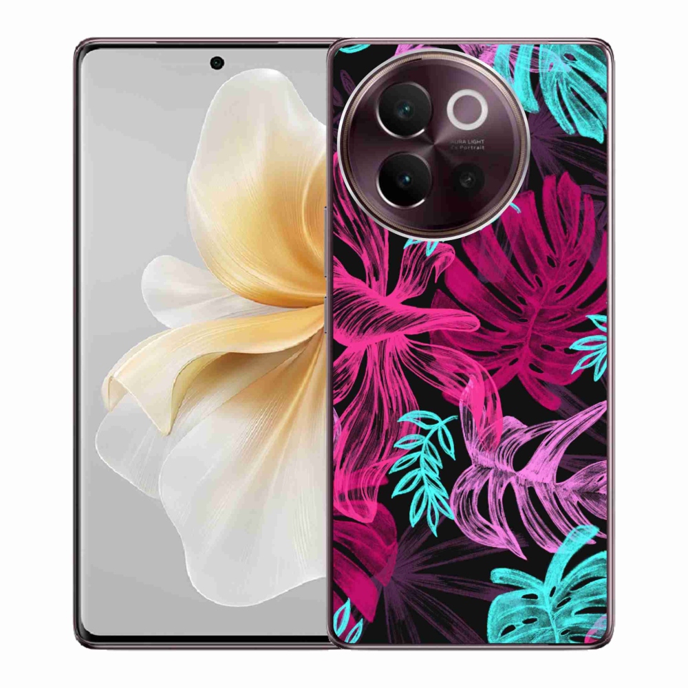 Gélový kryt mmCase na Vivo V40 Lite 5G - kvety 1