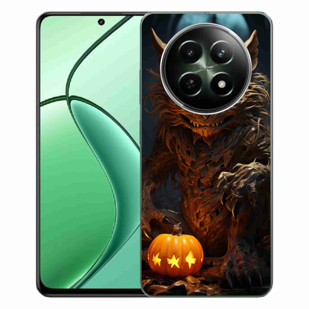 Gélový kryt mmCase na Realme 12 5G/12x 5G - halloweenska príšera