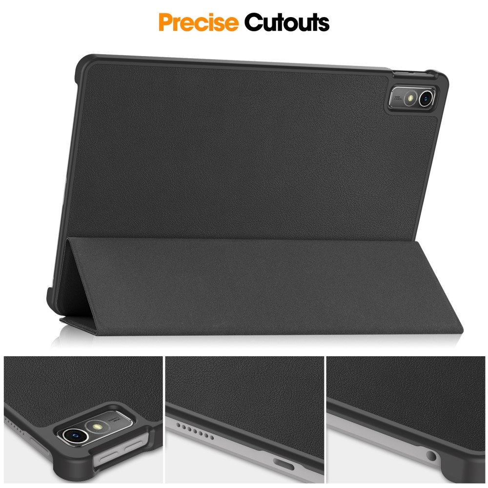 Case chytré zatváracie púzdro na Lenovo Tab M10 5G - čierne