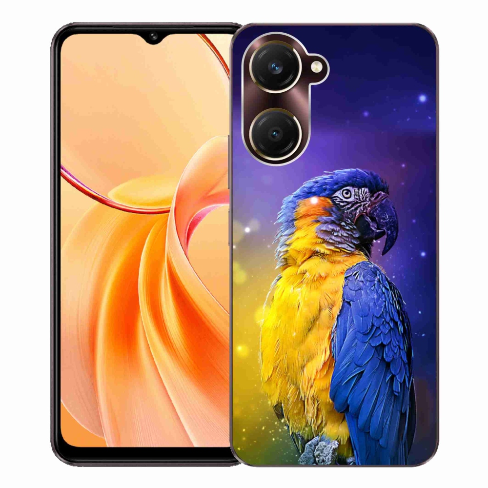 Gélový kryt mmCase na Vivo Y28s 5G - papagáj ara 1