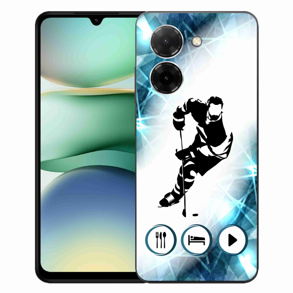 Gélový kryt mmCase na Xiaomi Redmi A5 (171.7x77.8x8.3mm) - hokej 1