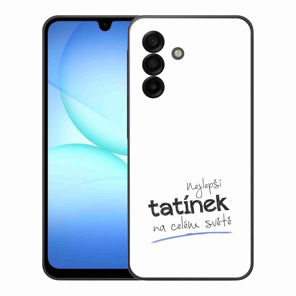 Gélový kryt mmCase na Samsung Galaxy A17 4G/5G - najlepšie otecko 4 biele pozadie