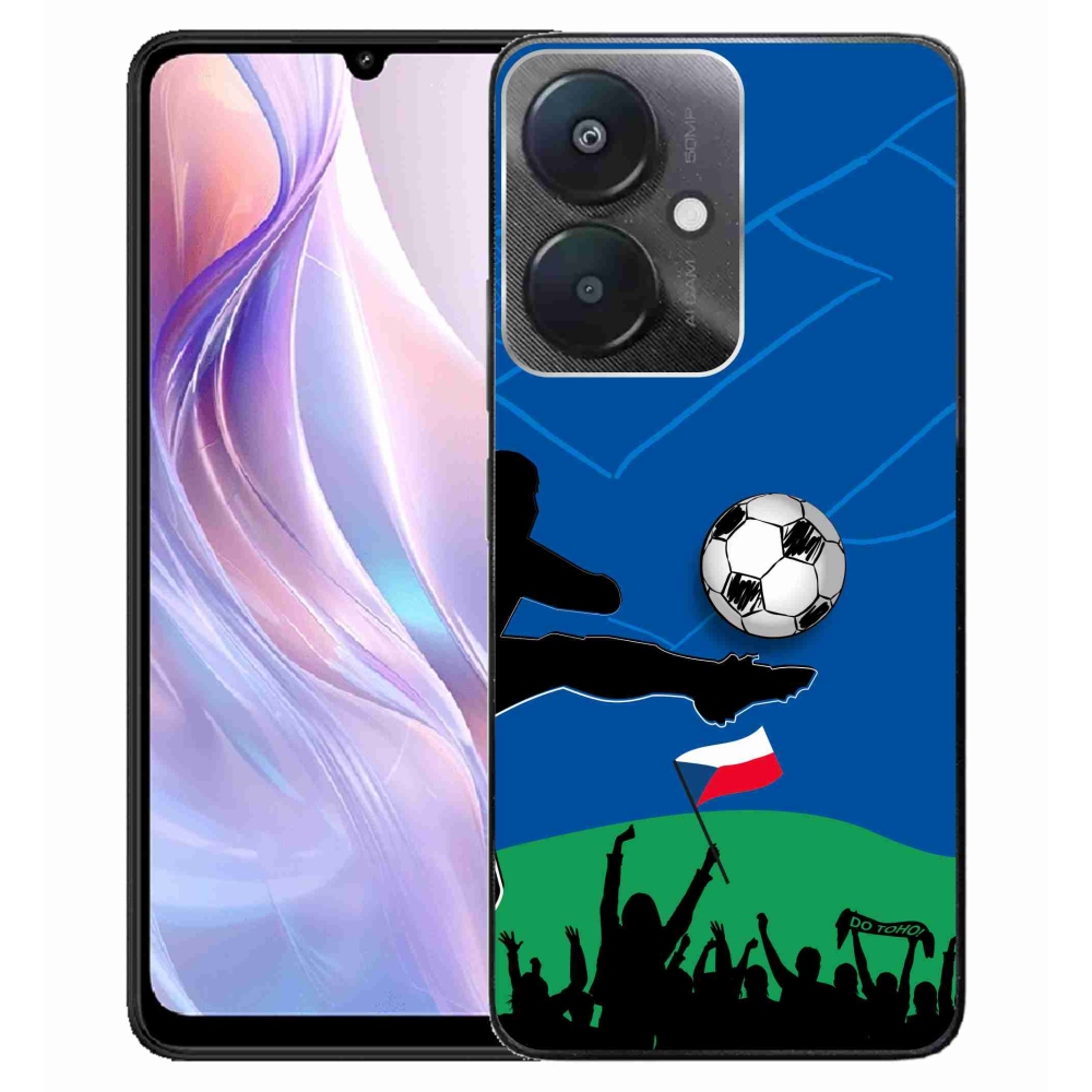 Gélový kryt mmCase na Xiaomi Redmi 13C 5G - fanúšikovia futbalu