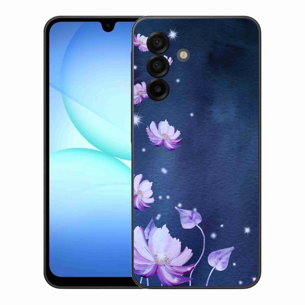 Gélový kryt mmCase na Samsung Galaxy A17 4G/5G - padajúce kvety
