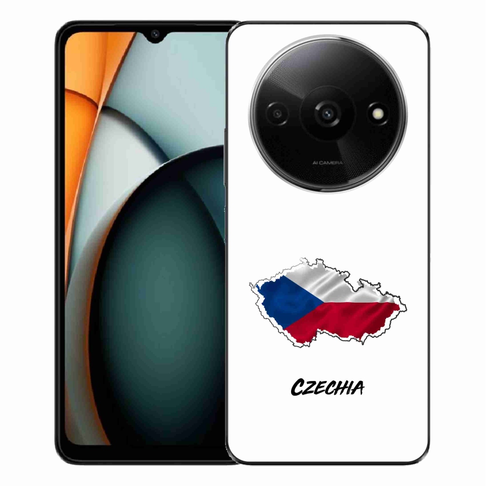 Gélový kryt mmCase na Xiaomi Redmi A3 - Czechia biele pozadie