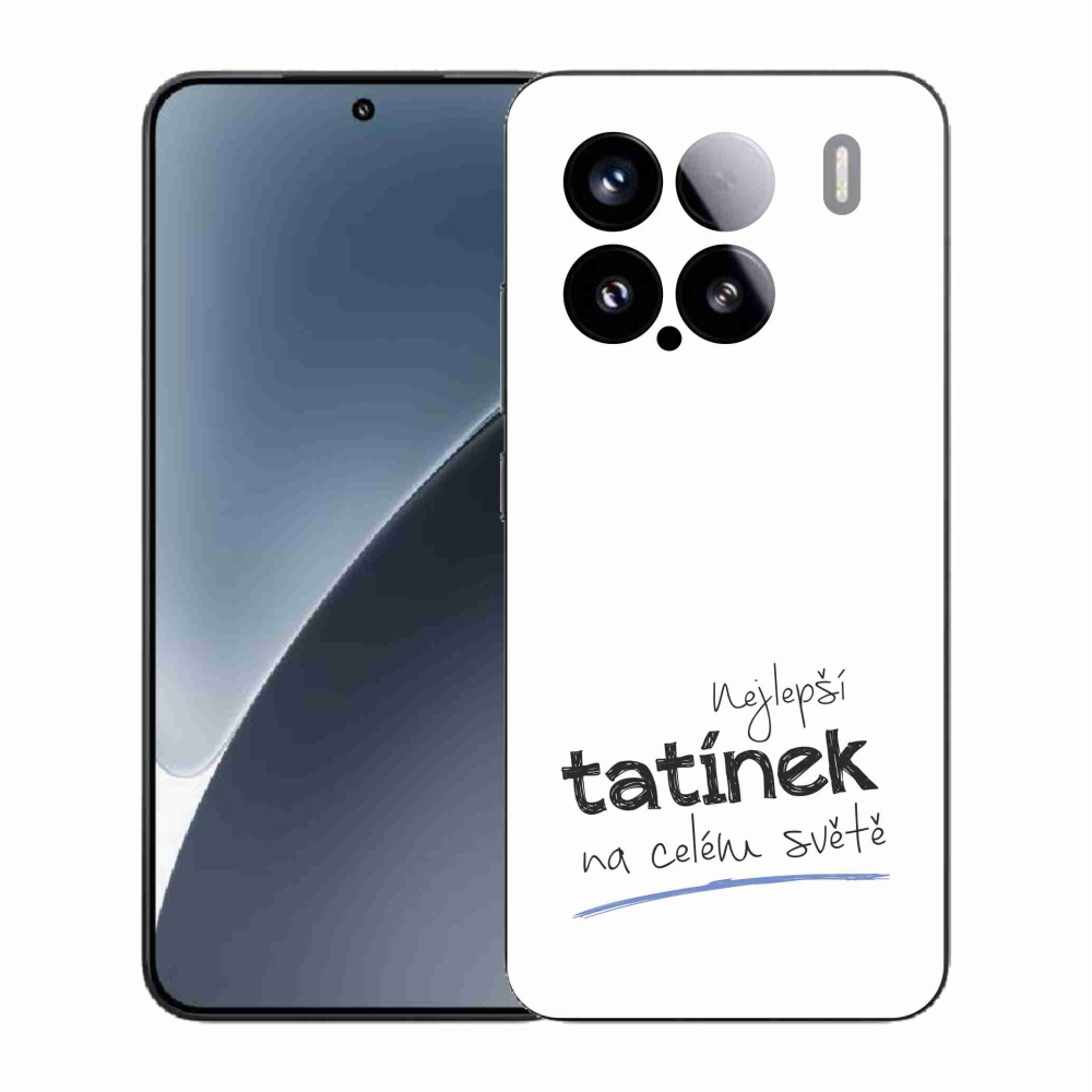 Gélový kryt mmCase na Xiaomi 15 - najlepší otecko 4 biele pozadie