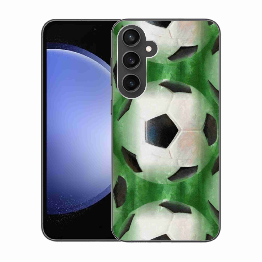 Gélový kryt mmCase na Samsung Galaxy S23 FE - futbalová lopta