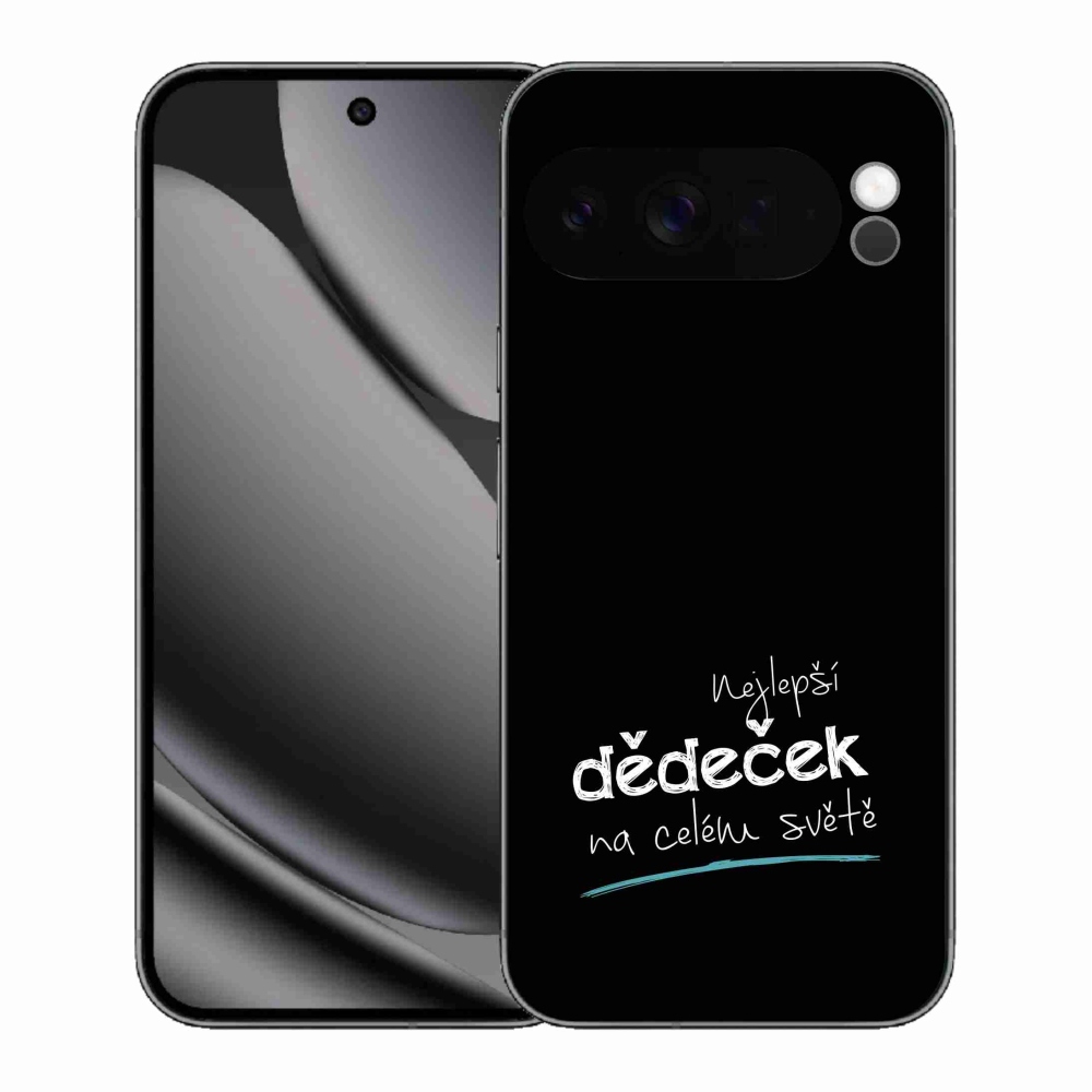 Gélový kryt mmCase na Google Pixel 10 Pro XL - najlepší dedko 3 čierne pozadie