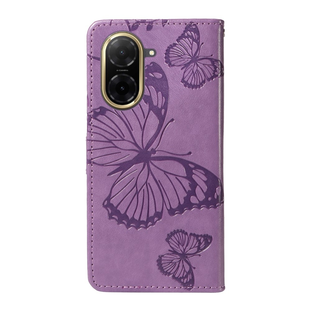Big Butterfly knižkové puzdro na Xiaomi Redmi A5 (171.7x77.8x8.3mm) - fialové