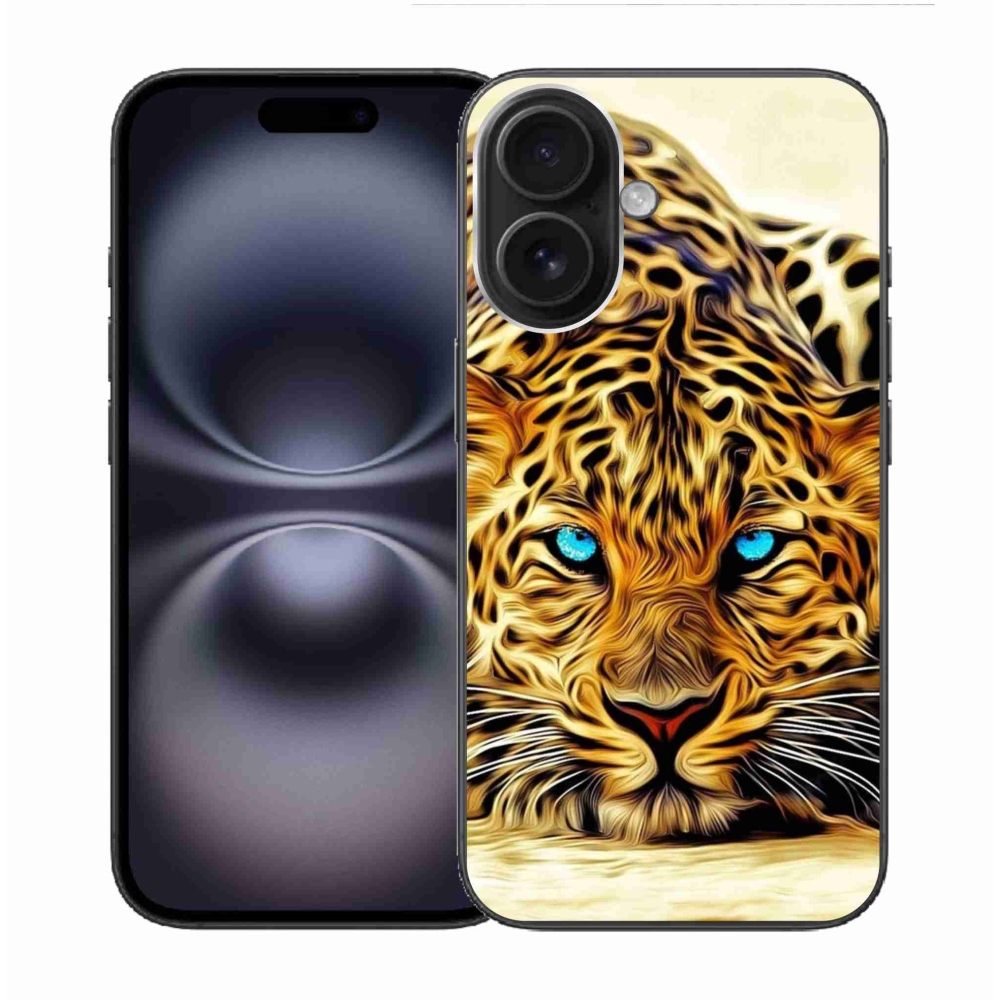 Gélový kryt mmCase na iPhone 16 - kreslený tiger