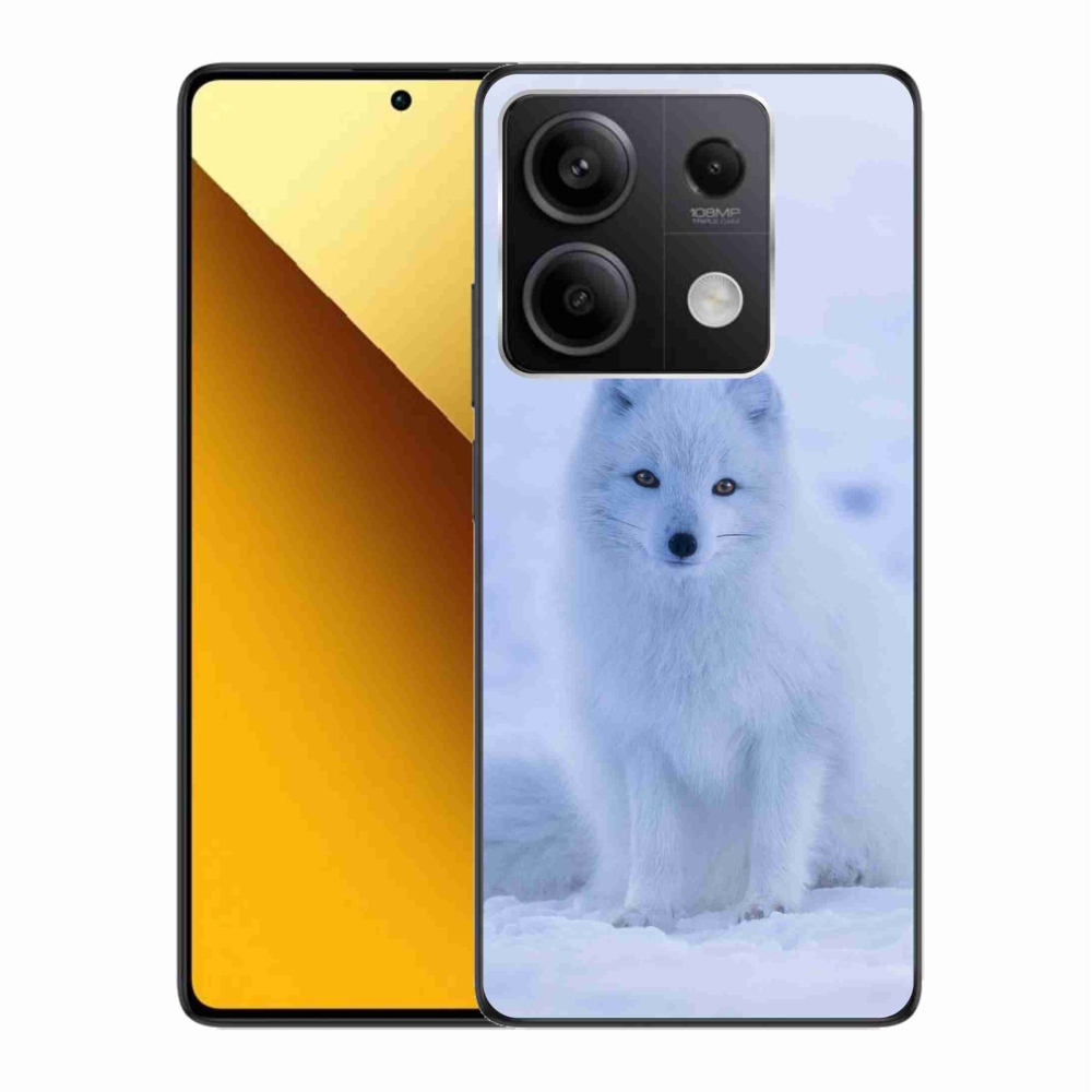 Gélový kryt mmCase na Xiaomi Redmi Note 13 5G - polárna líška