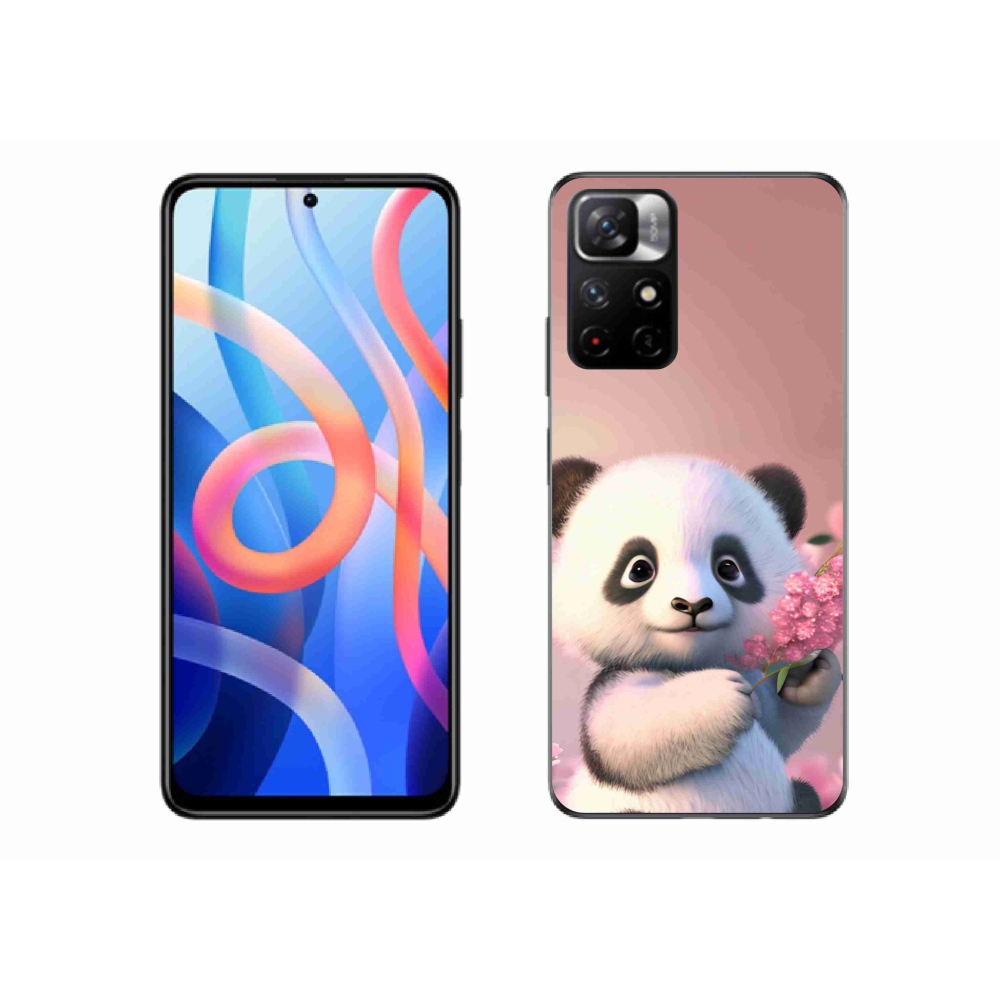 Gélový kryt mmCase na Xiaomi Redmi Note 11S 5G - roztomilá panda