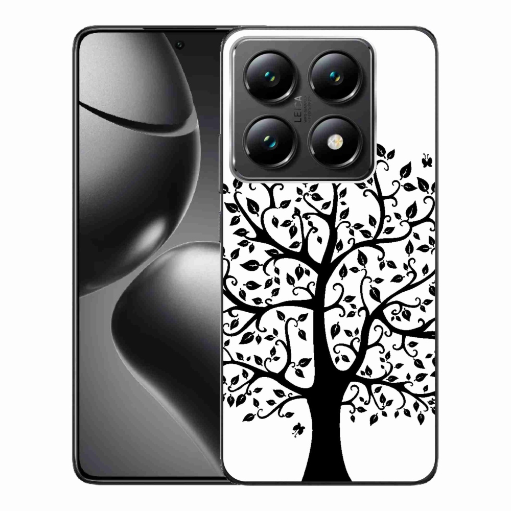 Gélový kryt mmCase na Xiaomi 14T Pro - čiernobiely strom