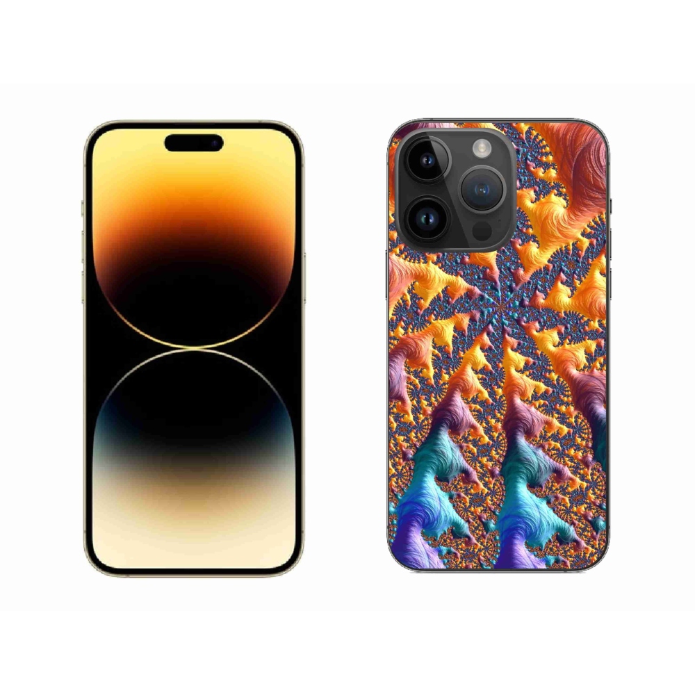 Gélový kryt mmCase na iPhone 14 Pro Max - abstraktný motív 23