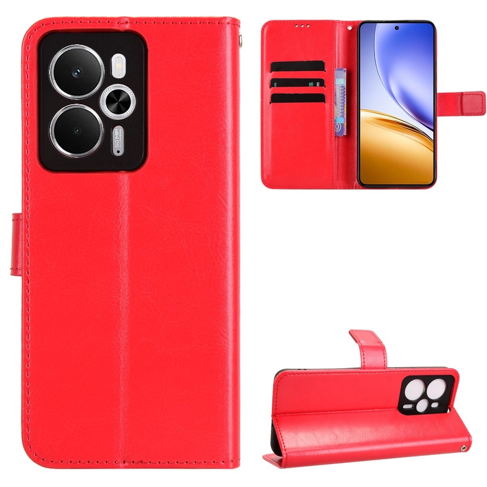 Crazy knižkové puzdro na Realme 14 5G/14T 5G - červené