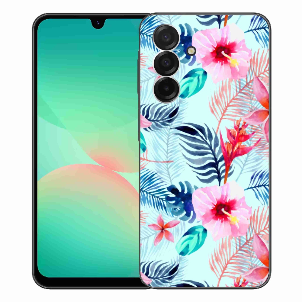 Gélový kryt mmCase na Samsung Galaxy A26 5G - kvety