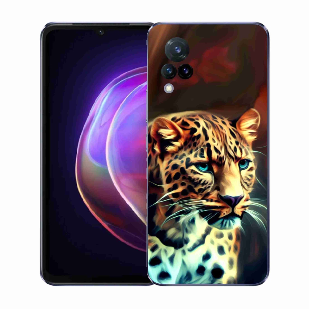 Gélový kryt mmCase na Vivo V21 4G/5G - leopard