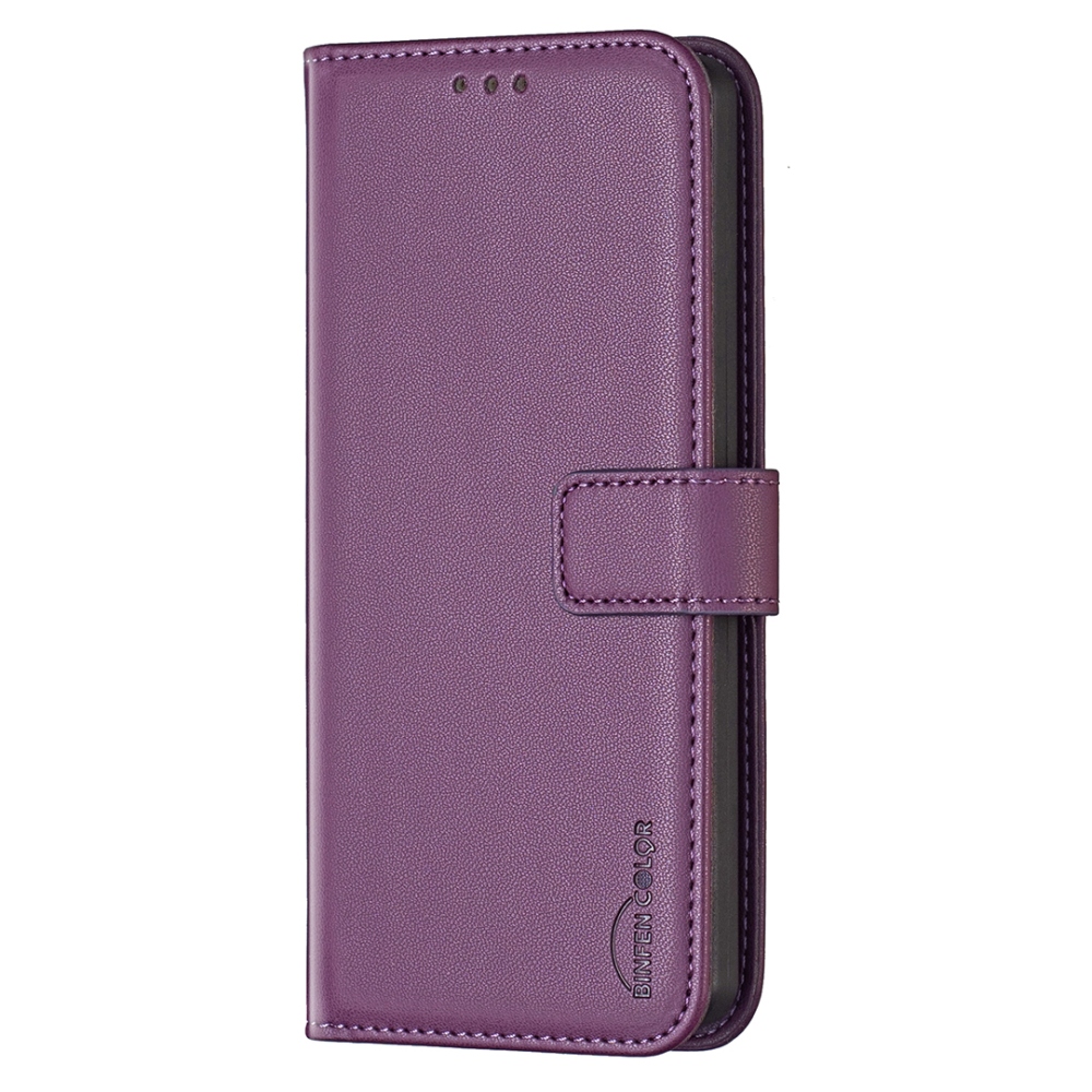 BNF knižkové púzdro na Xiaomi Redmi 15C 4G/5G (173mm) - tmavofialové