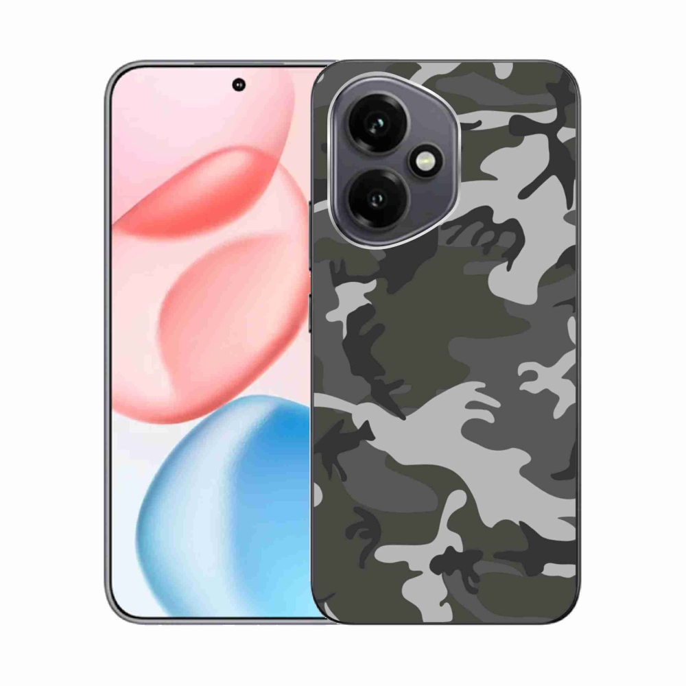 Gélový kryt mmCase na Honor 400 - maskáčový vzor
