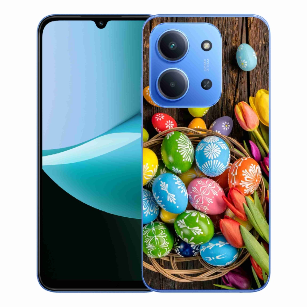 Gélový kryt mmCase na Xiaomi Redmi 15C 4G/5G (173mm) - veľkonočné vajíčka