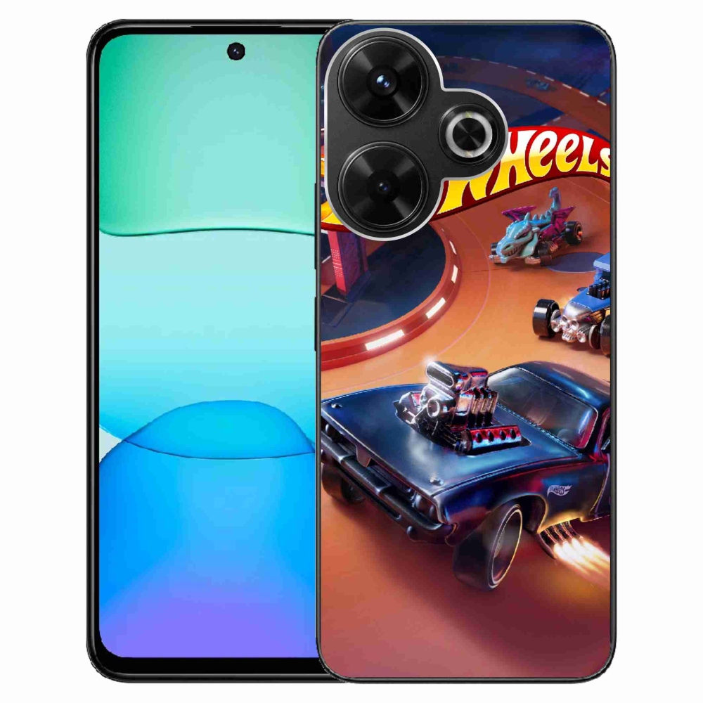 Gélový kryt mmCase na Xiaomi Redmi 13 4G/Poco M6 4G - hot wheels