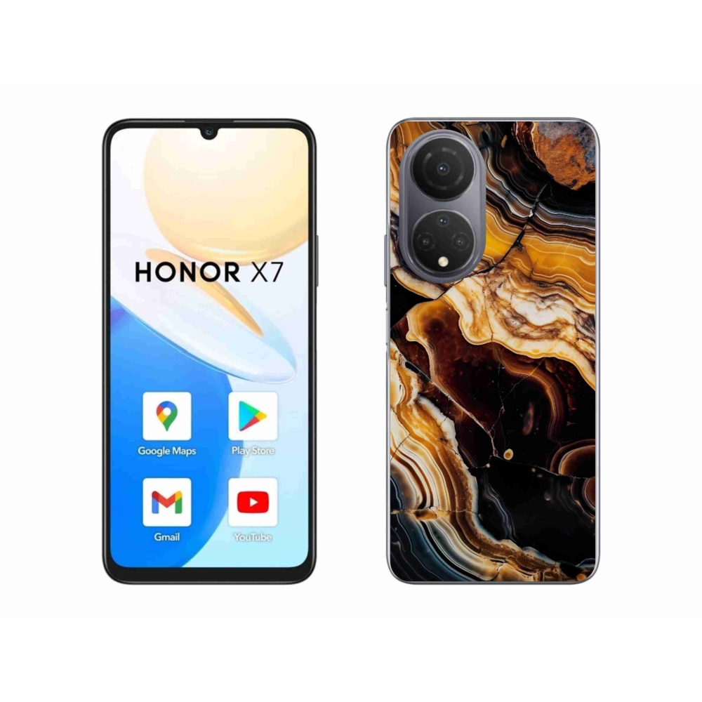 Gélový kryt mmCase na Honor X7 - lama s okuliarmi