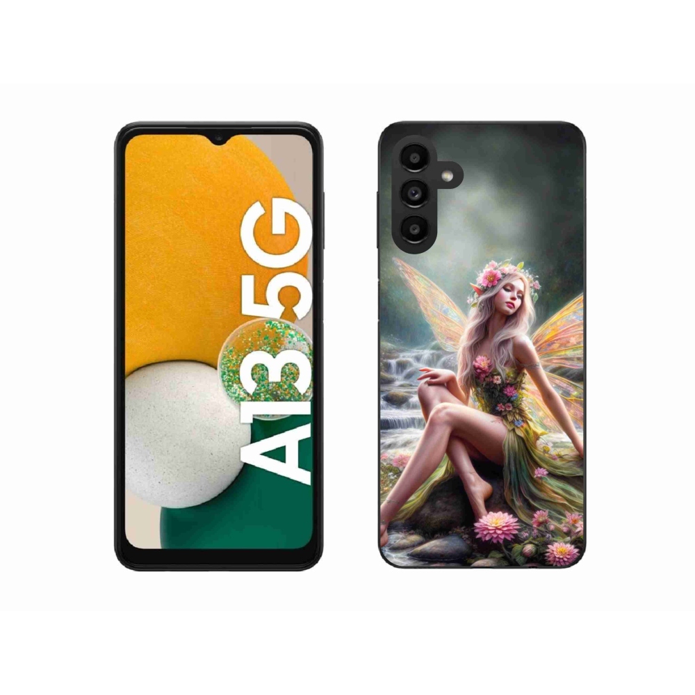 Gélový kryt mmCase na Samsung Galaxy A13 5G - motýlia žena 1