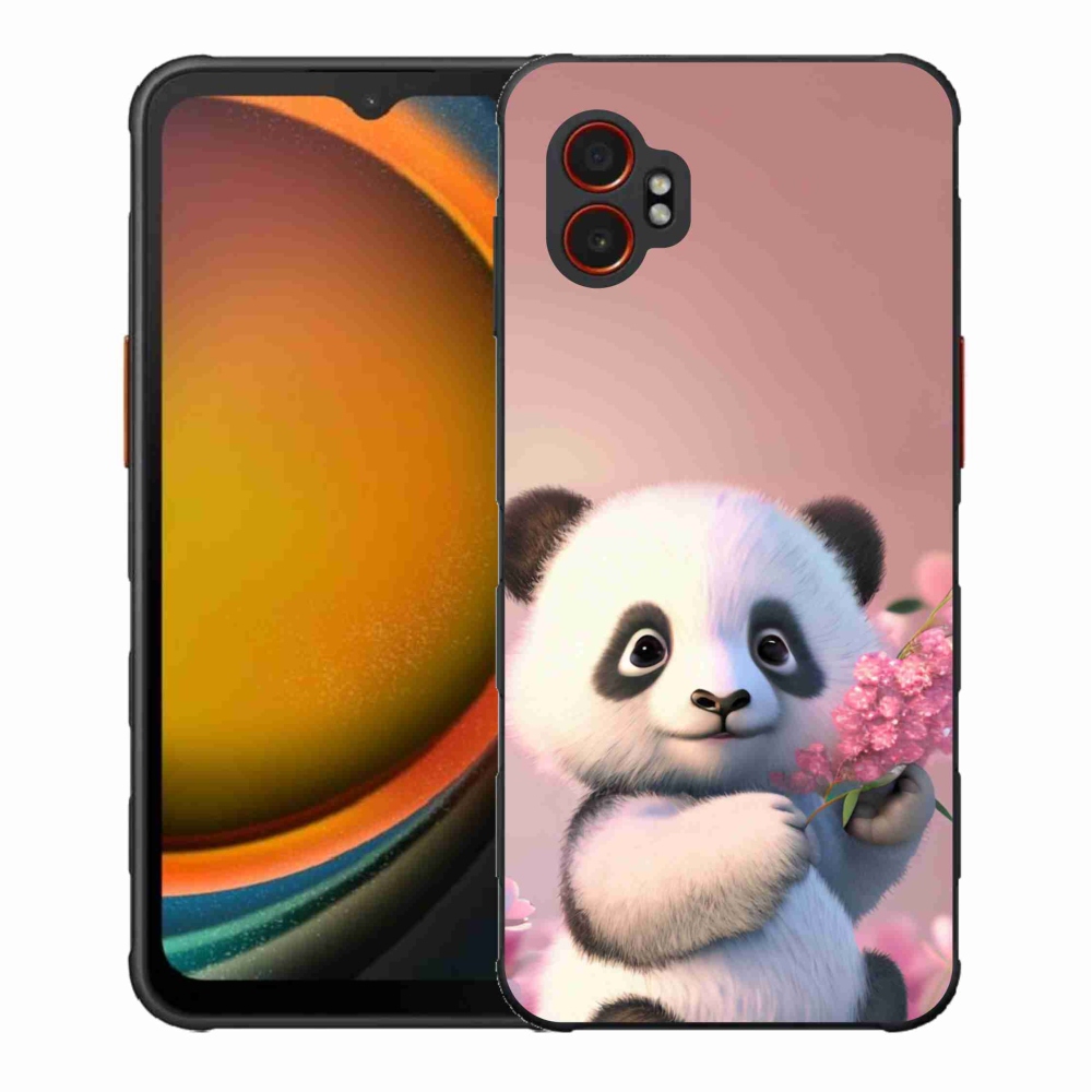 Gélový kryt mmCase na Samsung Galaxy Xcover 7 Pro - roztomilá panda