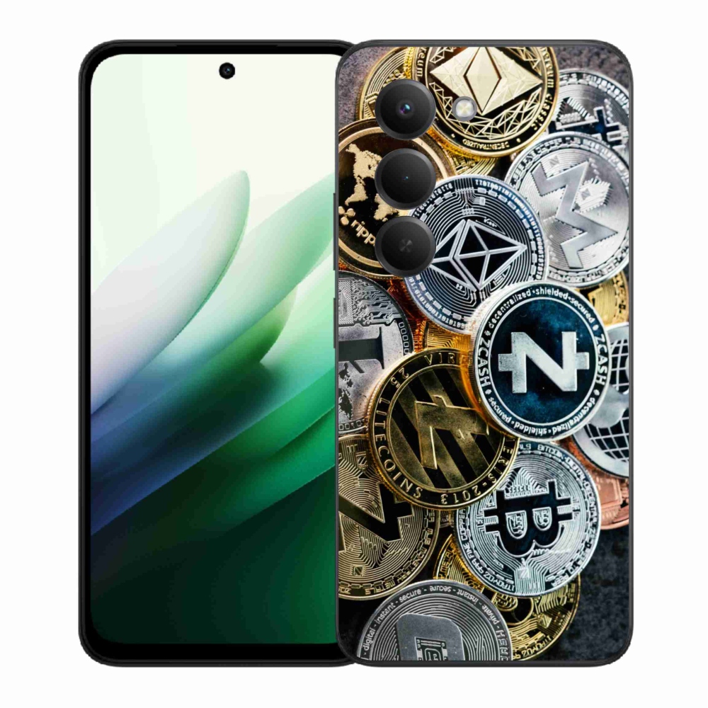 Gélový kryt mmCase na Xiaomi Redmi 15 5G (169mm) - kryptomeny