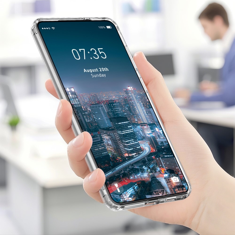 Gélový obal s podporou MagSafe na Samsung Galaxy S25 Edge - priehľadný