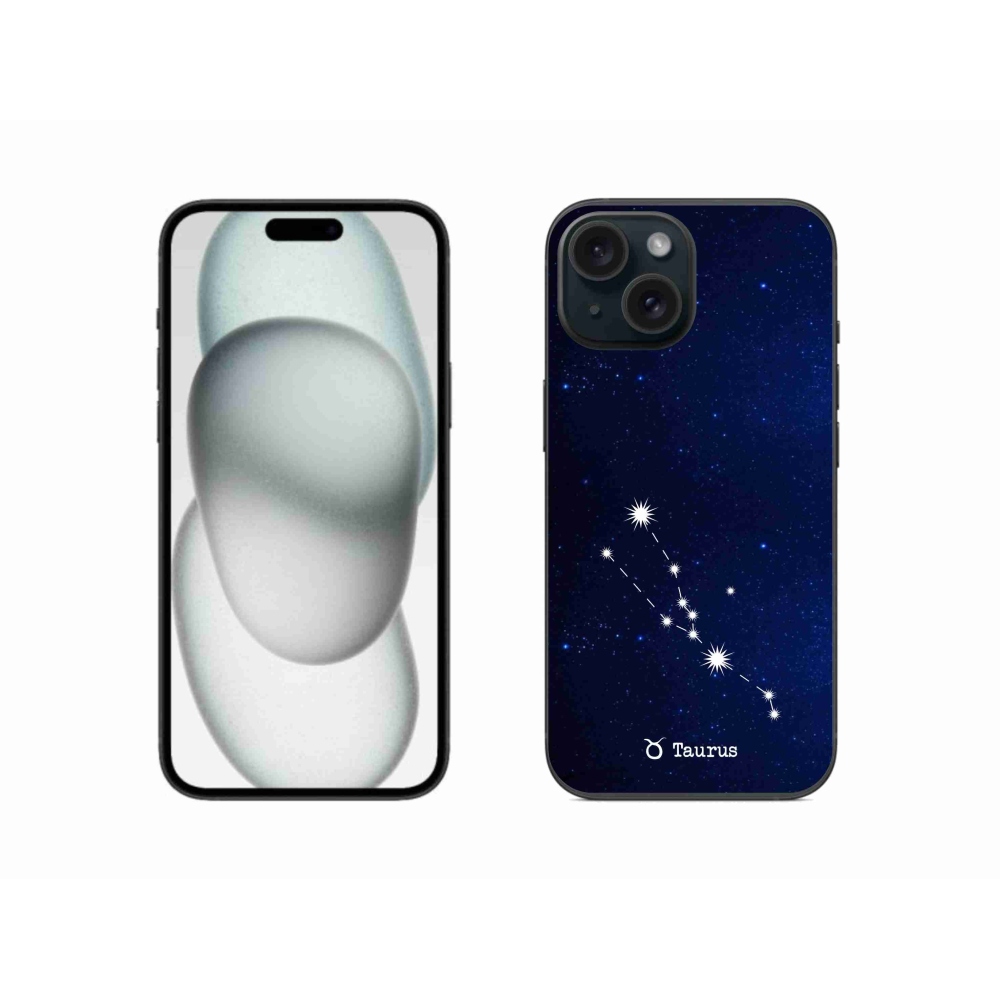 Gélový kryt mmCase na iPhone 15 - súhvezdie Býka