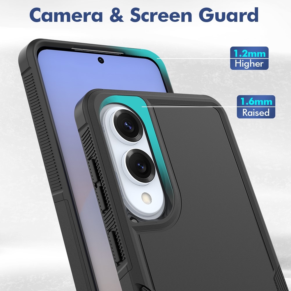 Shocky odolný kryt na Samsung Galaxy S25 Edge - čierny