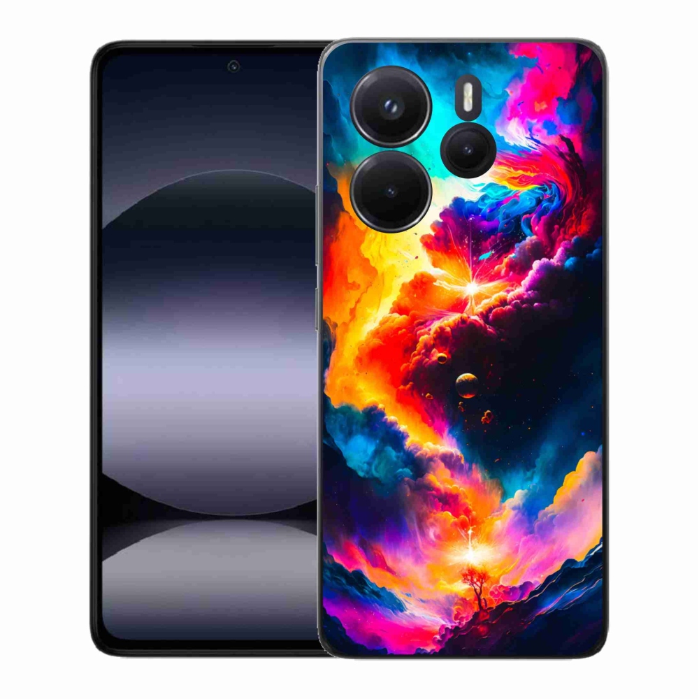 Gélový kryt mmCase na Xiaomi Redmi Note 14 - abstraktný motív