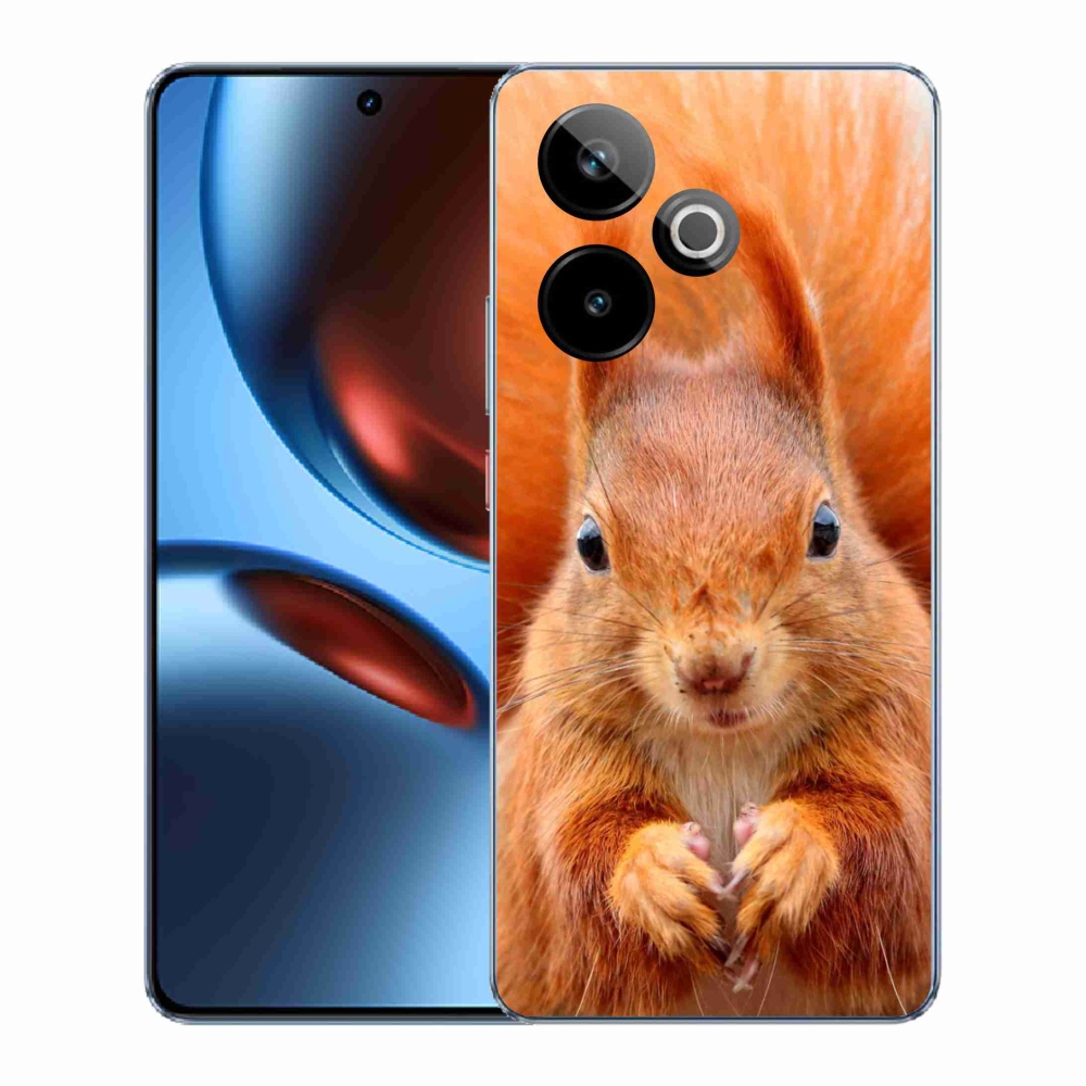 Gélový kryt mmCase na Realme GT 7 5G/GT 7T 5G - veverička