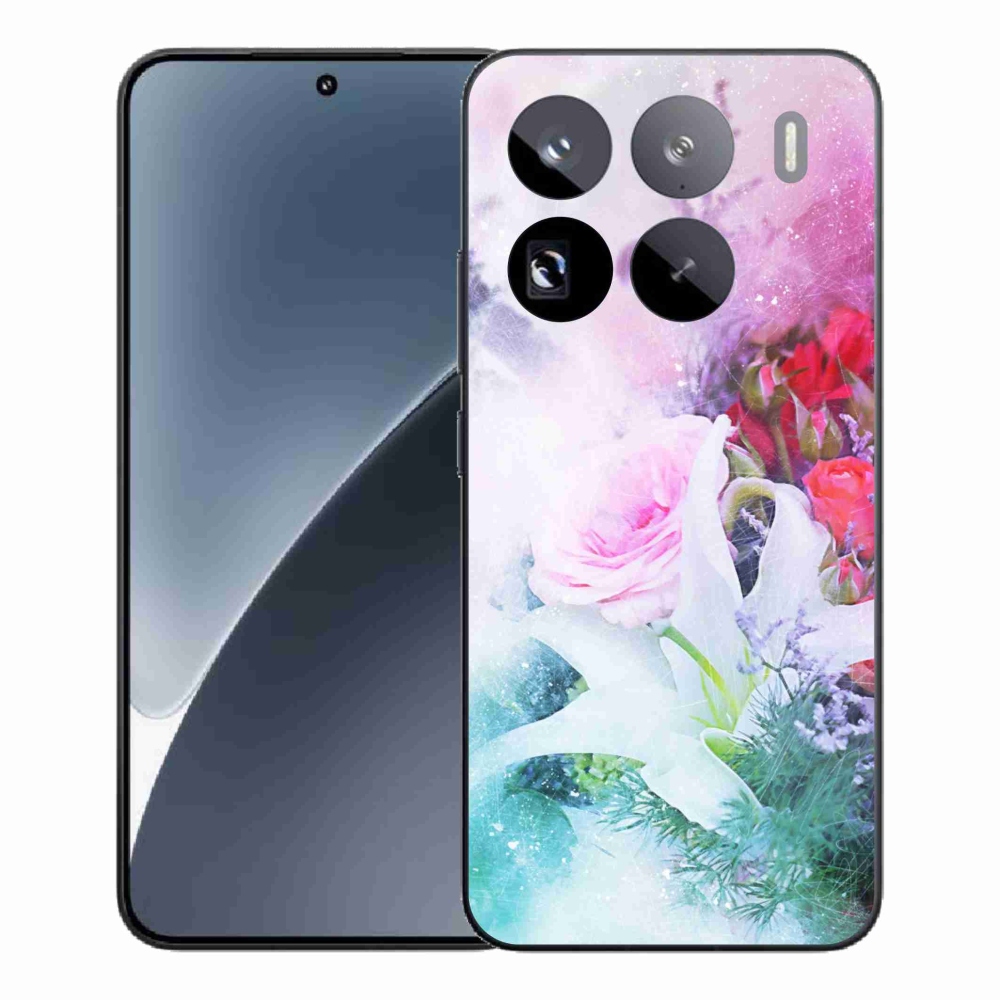 Gélový kryt mmCase na Xiaomi 15 Pro - kvety 4