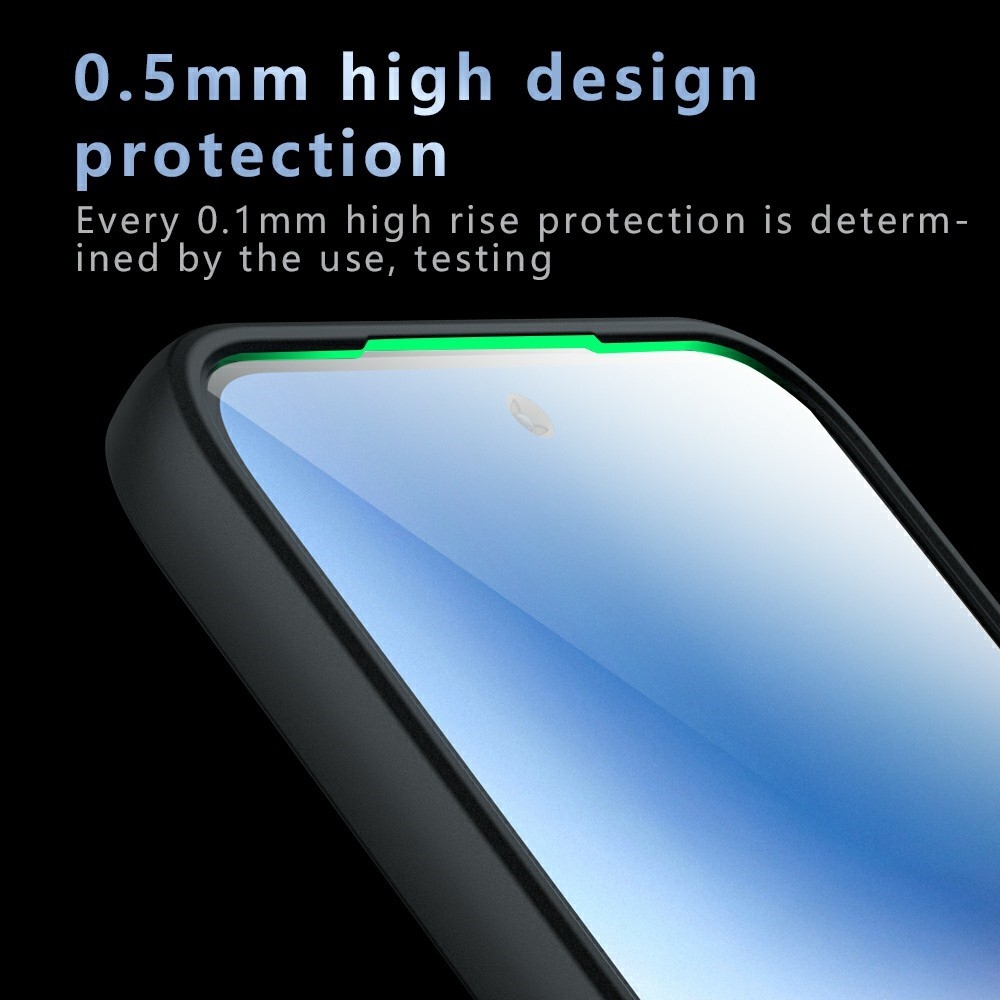Case matný gélový obal s MagSafe na Xiaomi Poco F7 5G - čierny