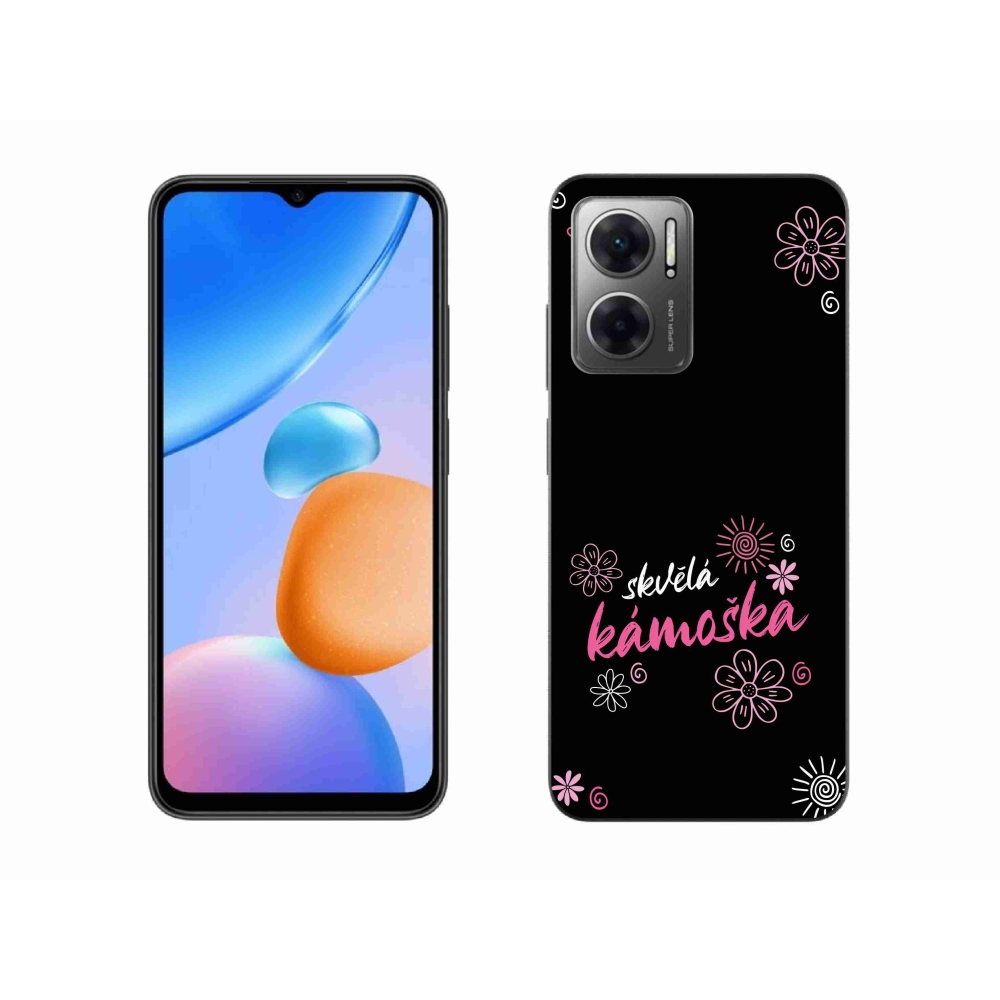 Gélový kryt mmCase na Xiaomi Redmi 10 5G - skvelá kamoška čierne pozadie