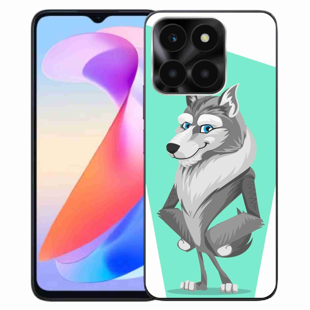 Gélový kryt mmCase na Honor X6a - kreslený vlk