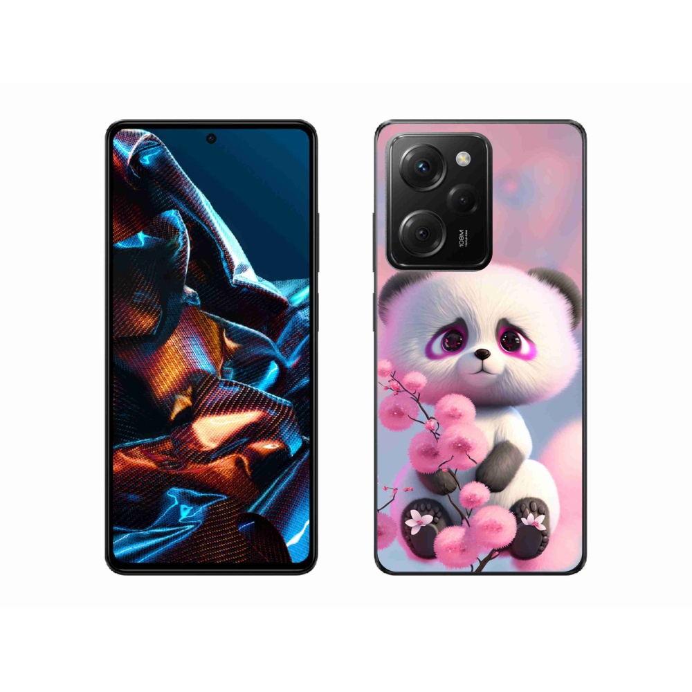 Gélový kryt mmCase na Xiaomi Poco X5 Pro 5G - roztomilá panda 1