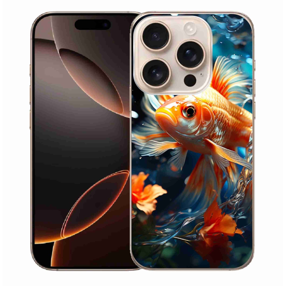 Gélový kryt mmCase na iPhone 16 Pro Max - rybka