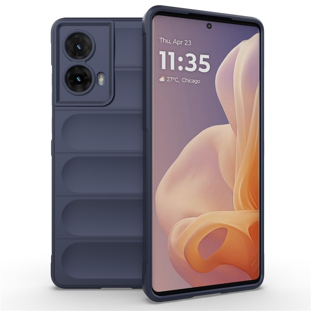 Rugg odolný gélový obal na Motorola Moto G85 5G - tmavomodrý