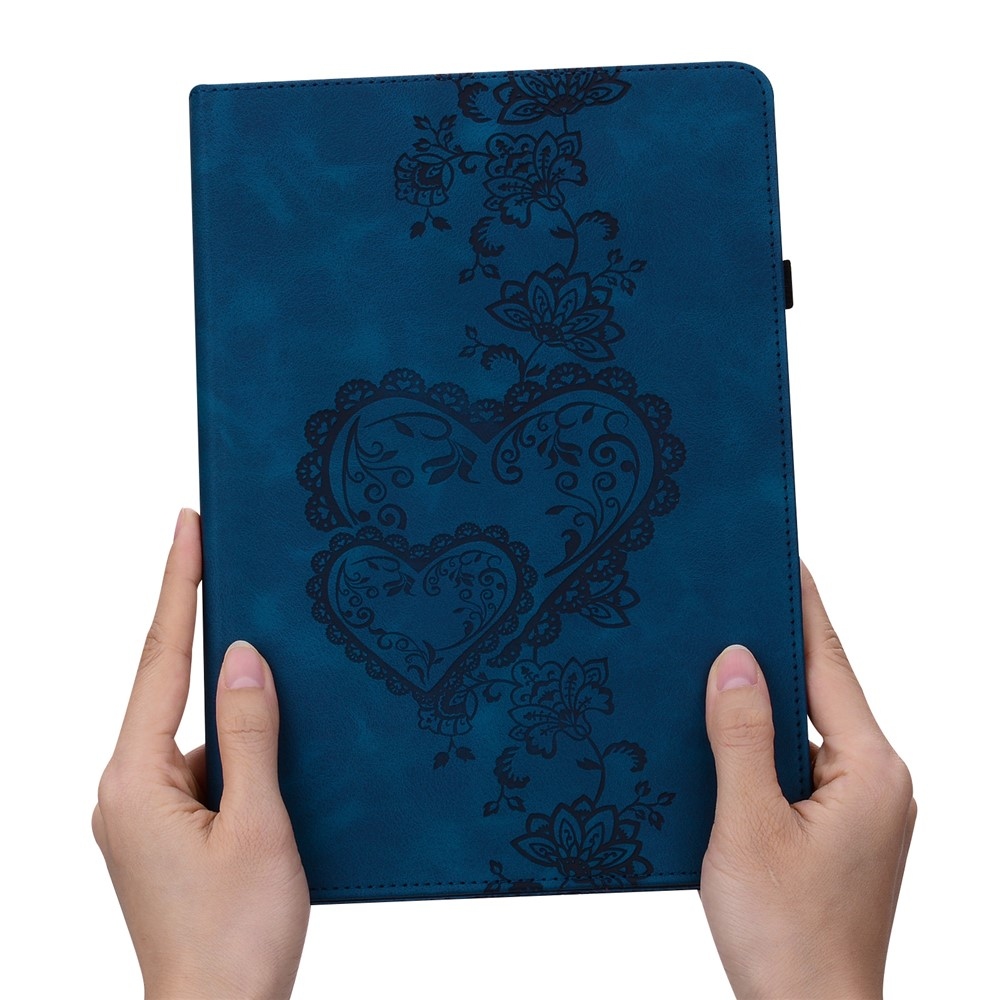 Heart zatváracie púzdro na tablet Xiaomi Redmi Pad SE 8.7 - modré