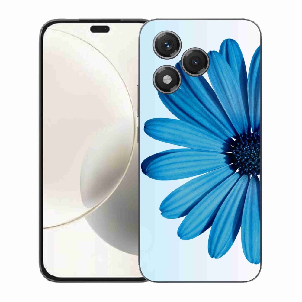Gélový kryt mmCase na Honor 400 Lite - modrá margaréta