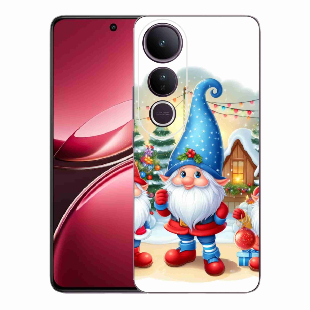 Gélový kryt mmCase na Vivo V50 Lite 4G/5G - vianočné škriatkovia
