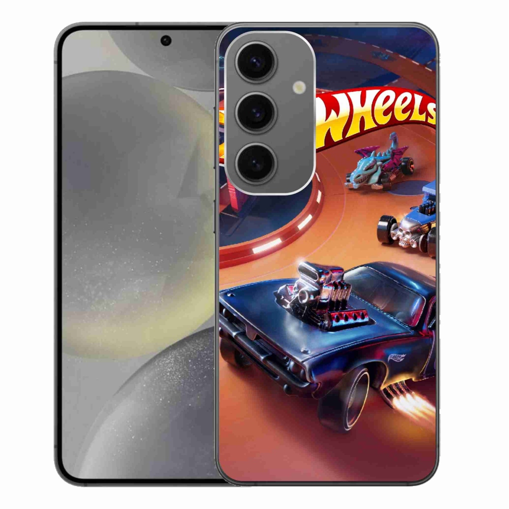 Gélový kryt mmCase na Samsung Galaxy S24+ - hot wheels