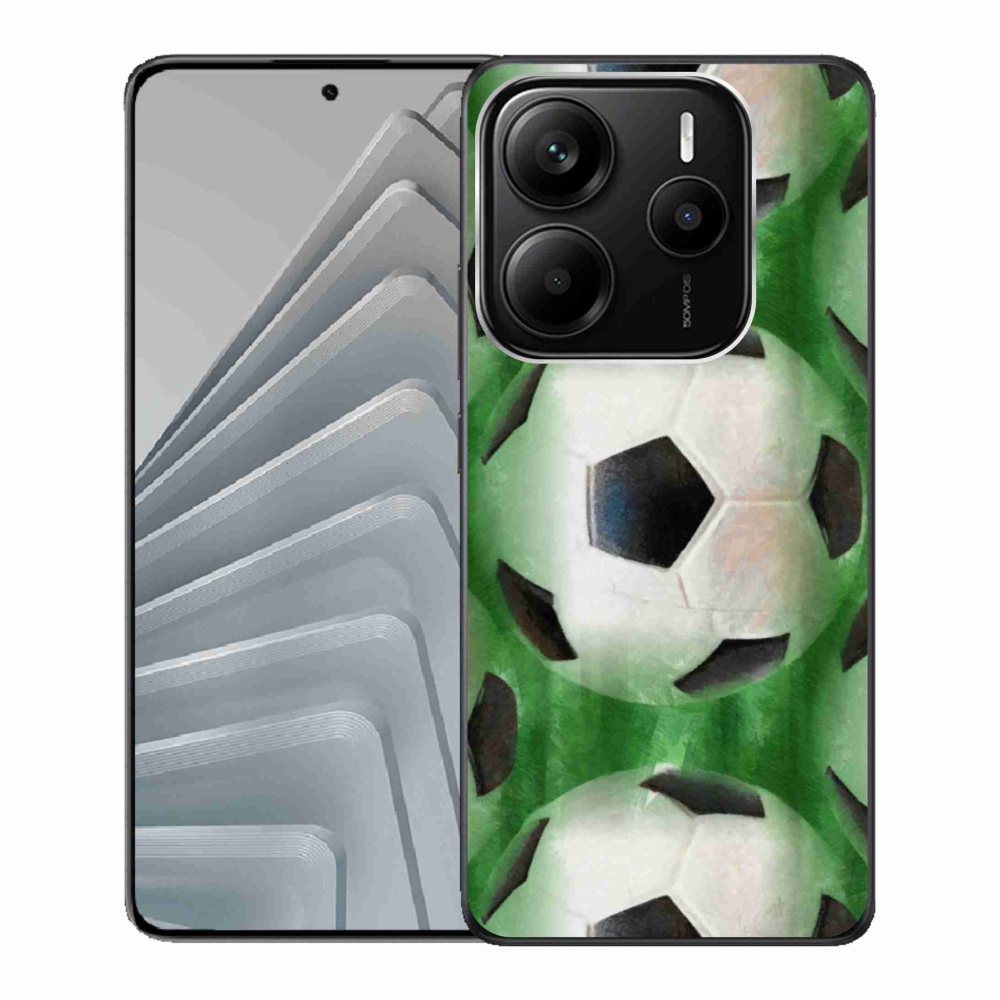 Gélový kryt mmCase na Xiaomi Redmi Note 14 5G - futbalová lopta